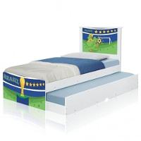 Cama Bicama Juvenil Copa Do Mundo Brasil C/ Colchões - 2
