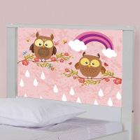 Bicama Juvenil Adesivada Corujinhas E Borboletas - 5