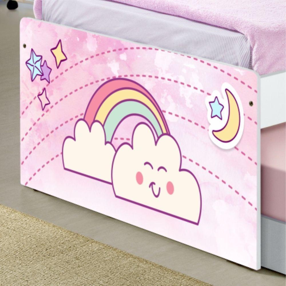 Bicama Juvenil Adesivada Unicórnio Com Colchões - 2