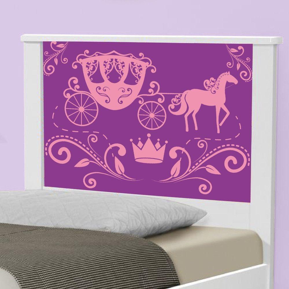 Cama Solteiro Adesivada Carruagem Princesa - 3