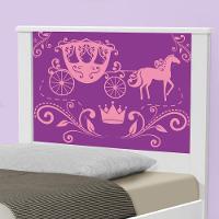 Cama Solteiro Adesivada Carruagem Princesa - 3