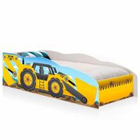 Cama Infantil Premium Kids Tractor Amarelo Com Colchão - 4