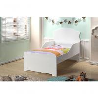 Cama Infantil Branco Clássica Com Colchão - 1