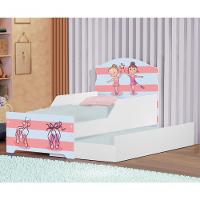 Mini Cama Infantil Com Auxiliar Com Colchões - 2