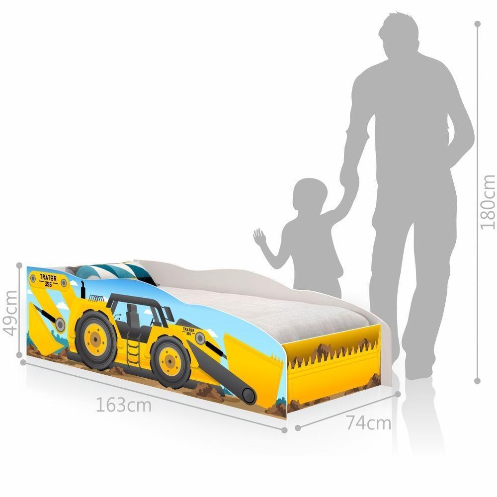 Mini Cama Escavadeira Com Colchão - 3