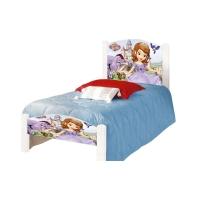 Cama Solteiro Infantil Princesa Sofia+Colchão Branco - 5