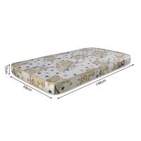 Mini Cama Infantil Branca Com Colchão 148X68X10 Cm Branco - 2