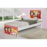 Cama Solteiro Adesivada Princesas Medievais - 1