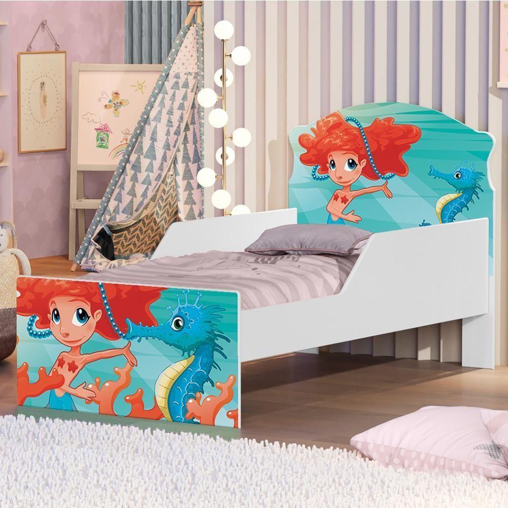Mini Cama Sereia Menina Com Colchão - 1