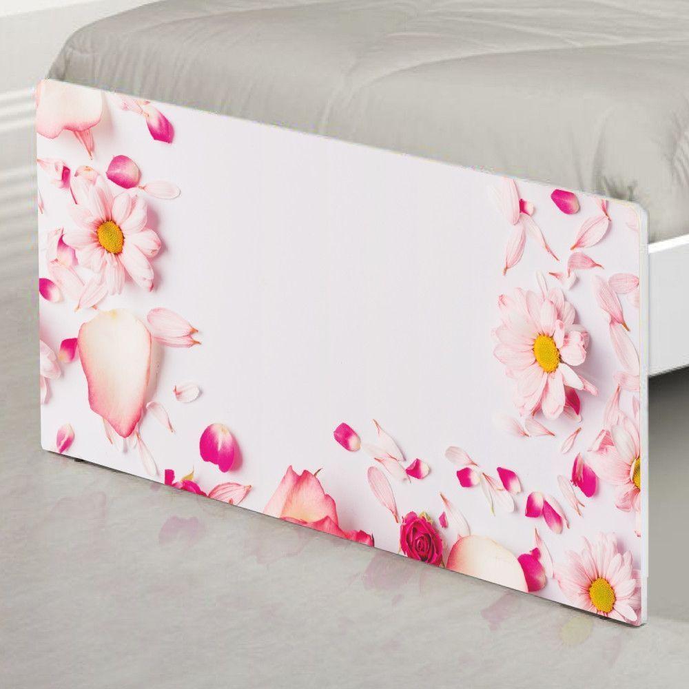 Cama Solteiro Adesivada Rosas Com Colchão - 2