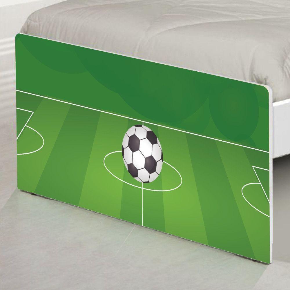 Cama Solteiro Adesivada Futebol Gramado - 2