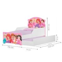 Mini Cama Infantil Com Auxiliar Pop Princess - 13