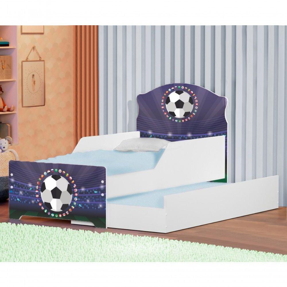 Mini Cama Infantil Com Auxiliar Com Colchões - 2