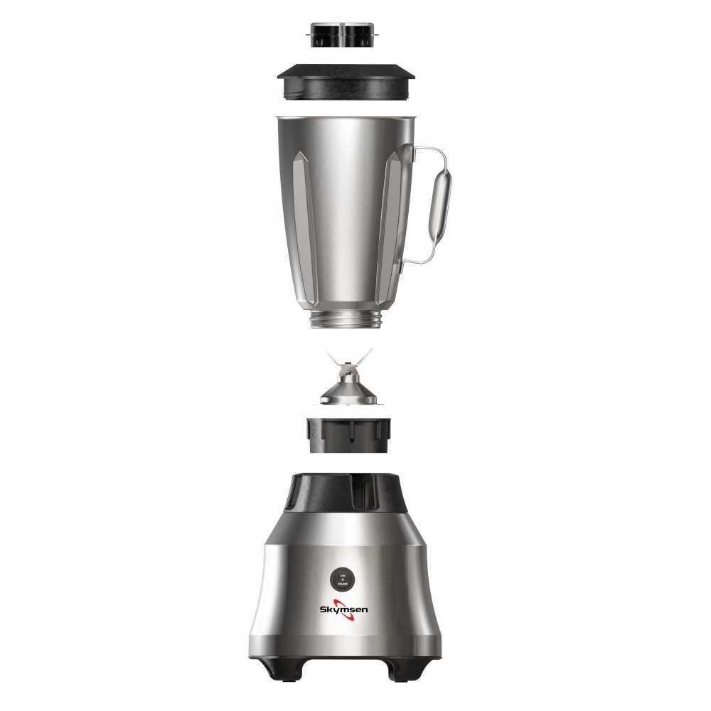 Liquidificador Alta Rotação 1,5 Litros Inox Copo Monobloco Li1.5 220v - Skymsen - 2