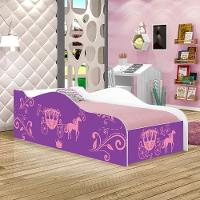 Cama Fun Carruagem De Princesa Solteiro Com Colchão
