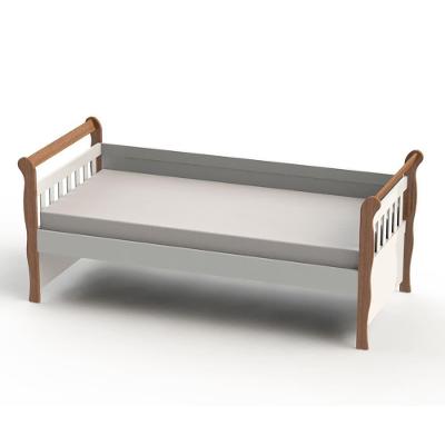 Cama Babá Júlia Branco Com Amadeirado Carolina Baby