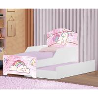 Mini Cama Infantil Com Auxiliar Pop Unicórnio - 1