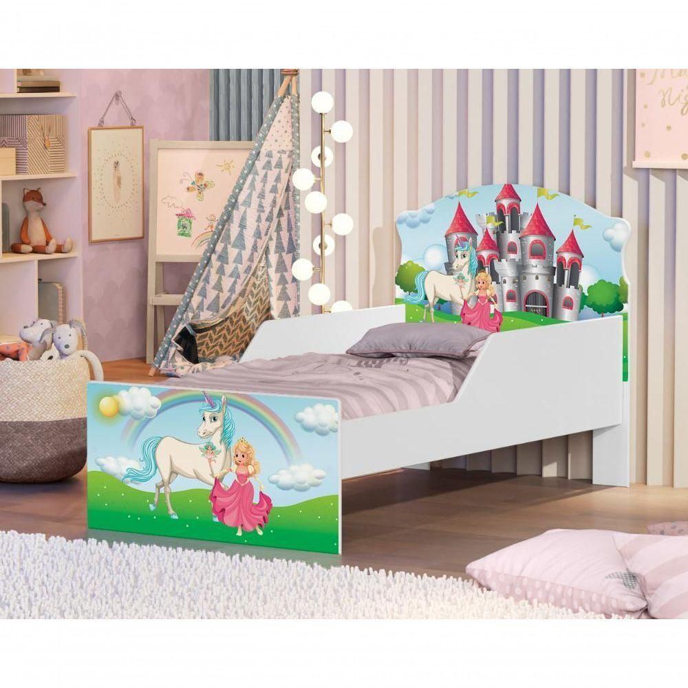 Mini Cama Princesa Encantada Com Colchão - 4