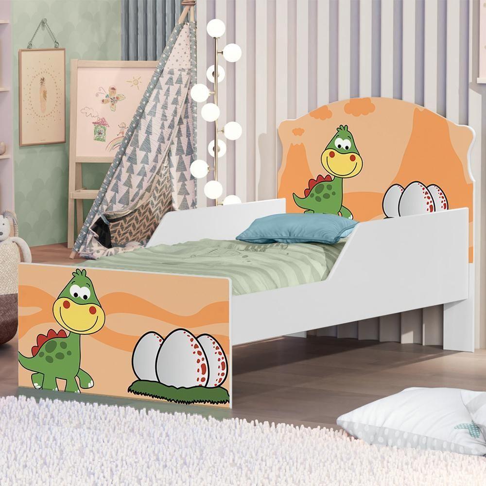 Mini Cama Dinossauro Bebê Com Colchão - 1