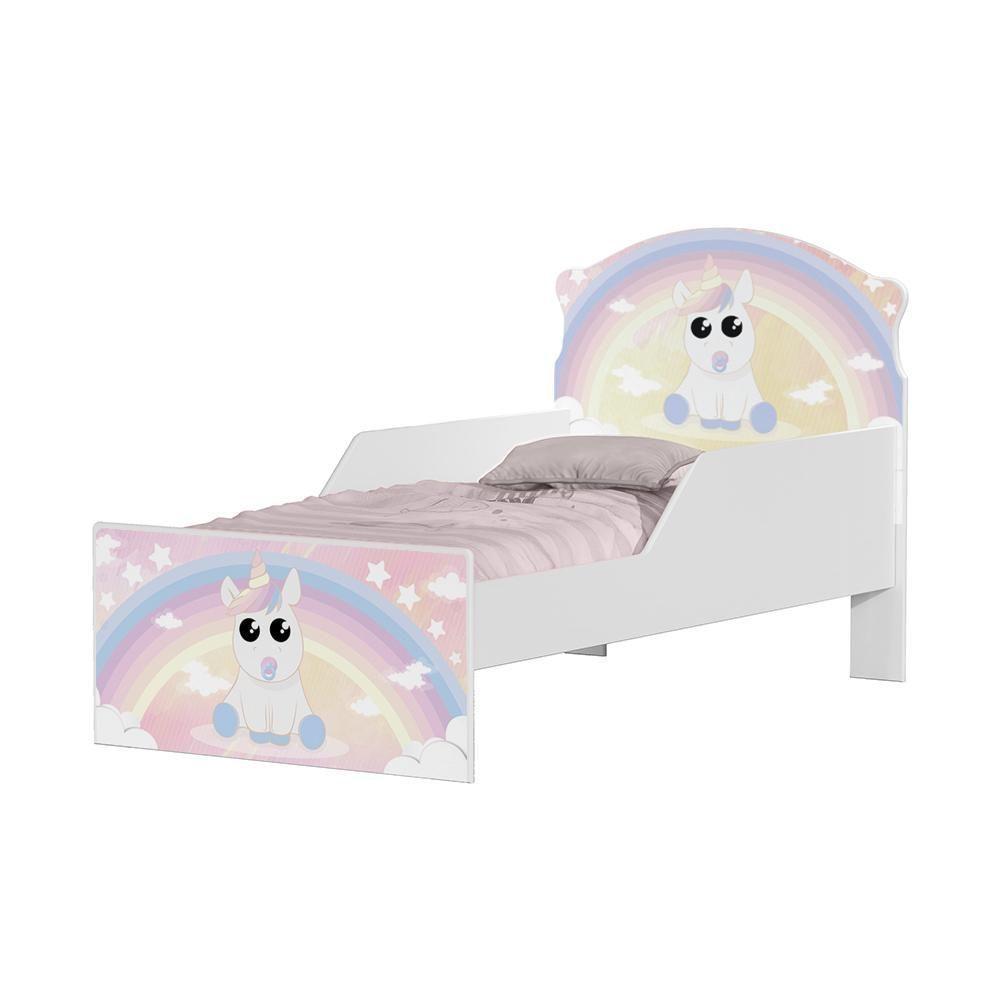 Cama Infantil Unicórnio Criança Com Colchão - 4
