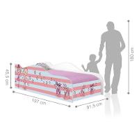 Cama Fun Bailarinas Meninas Solteiro Com Colchão - 5