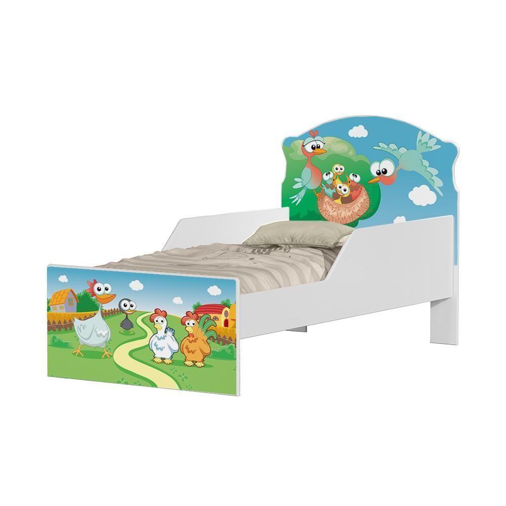 Cama Infantil Fazendinha Encantada Com Colchão - 3