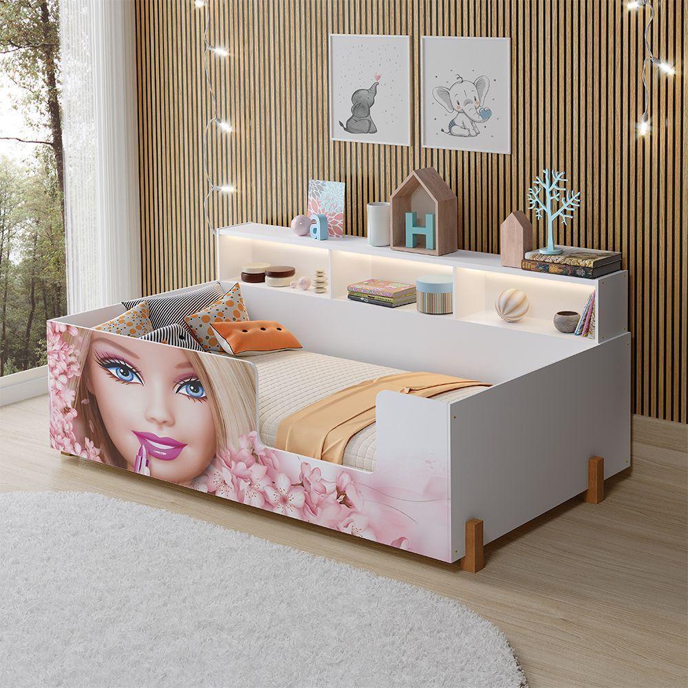 Cama Montessoriana Doçura Boneca Princesa Juvenil - Branca - Cor: Branco - 1
