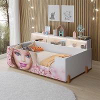 Cama Montessoriana Doçura Boneca Princesa Juvenil - Branca - Cor: Branco - 1