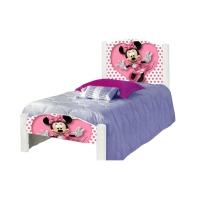 Cama Solteiro Infantil Ratinha Adesivada Com Colchão Branco - 5