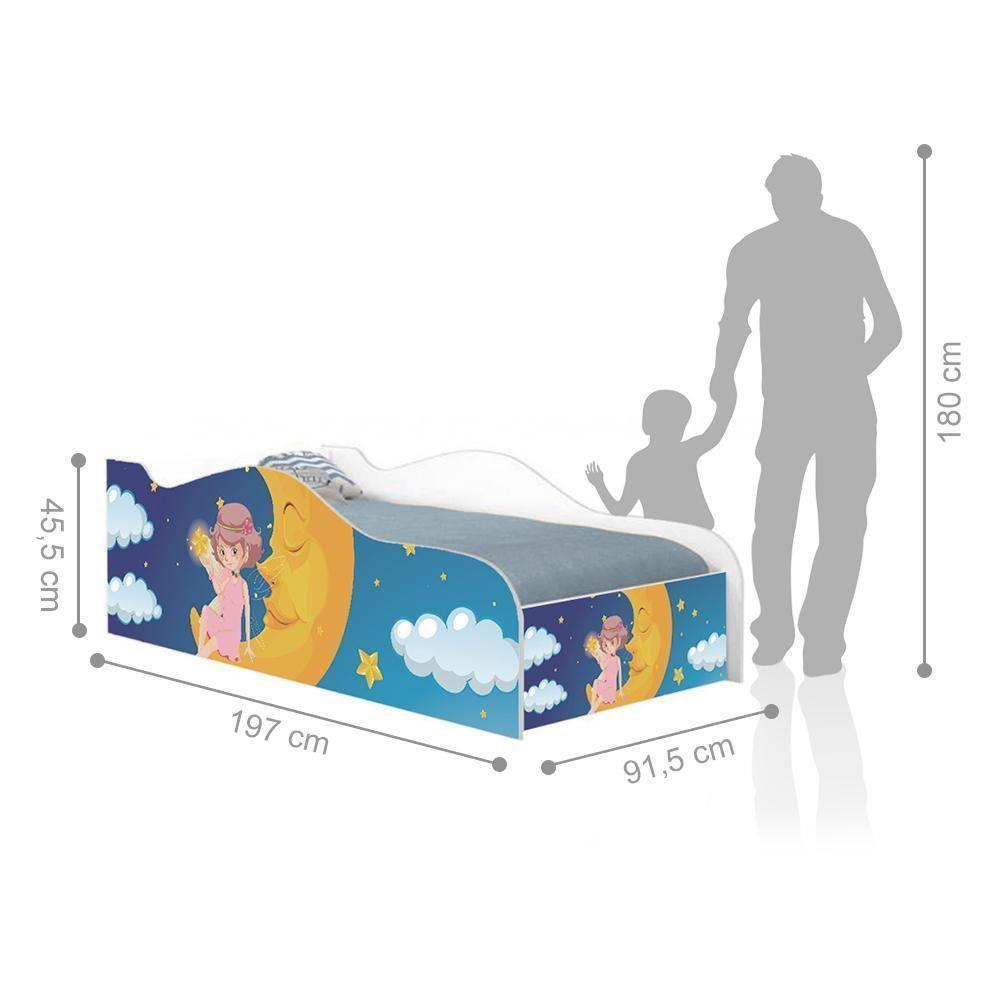 Cama Fun Fadinha Encantada Solteiro Com Colchão - 6