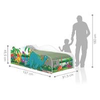 Cama Fun Dinossauro No Lago Solteiro Com Colchão - 8