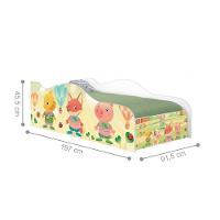 Cama Fun Fazendinha E Balões Solteiro Com Colchão - 5