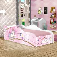 Mini Cama Fun Unicónio Rosa Infantil Com Colchão - 1