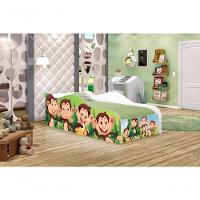 Mini Cama Fun Macacos Infantil Com Colchão - 3