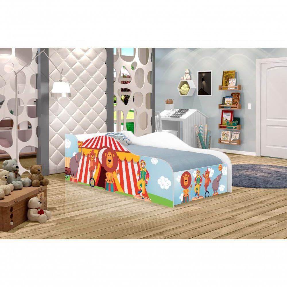 Cama Like Circo Da Alegria Solteiro Com Colchão - 5