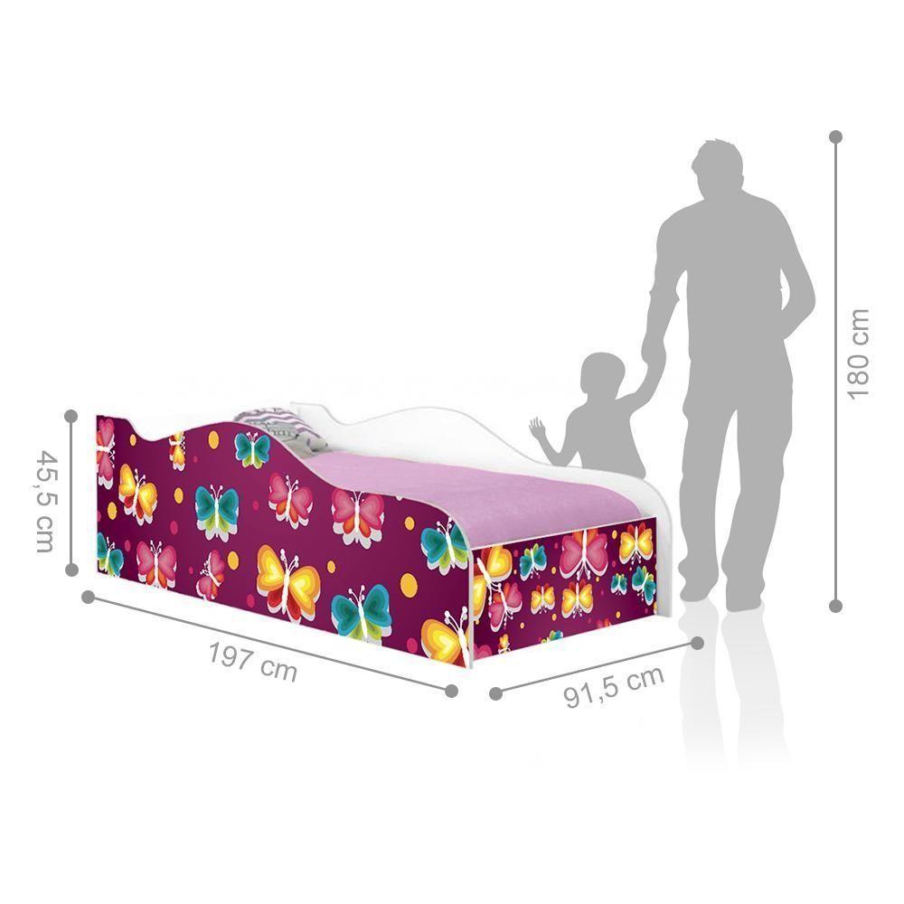 Cama Like Aquarela Dos Ursinhos Solteiro Com Colchão - 3