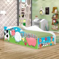 Mini Cama Fun Fazendinha E Vaquinha Infantil Com Colchão - 1