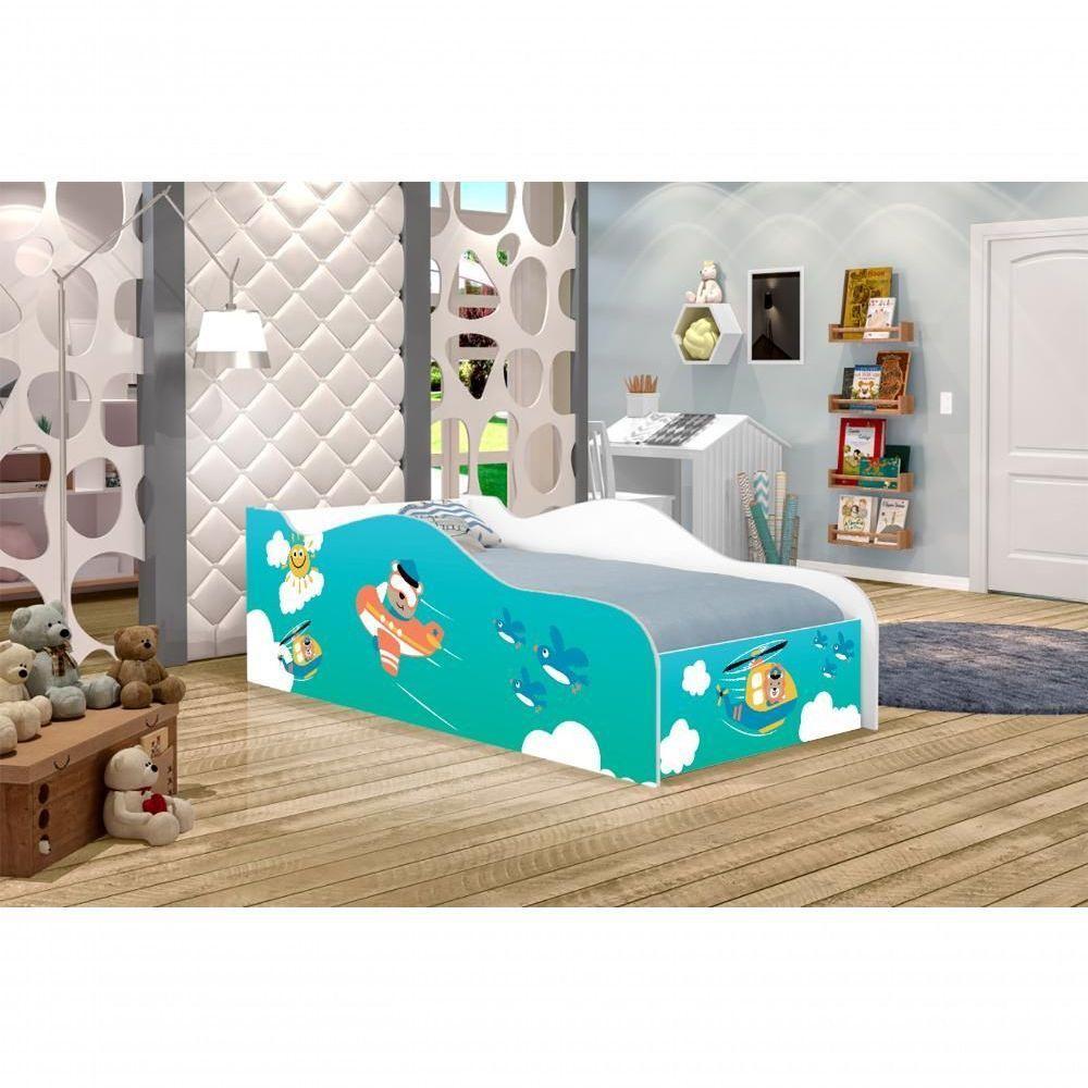 Mini Cama Like Bichinhos Voadores Infantil Com Colchão - 1