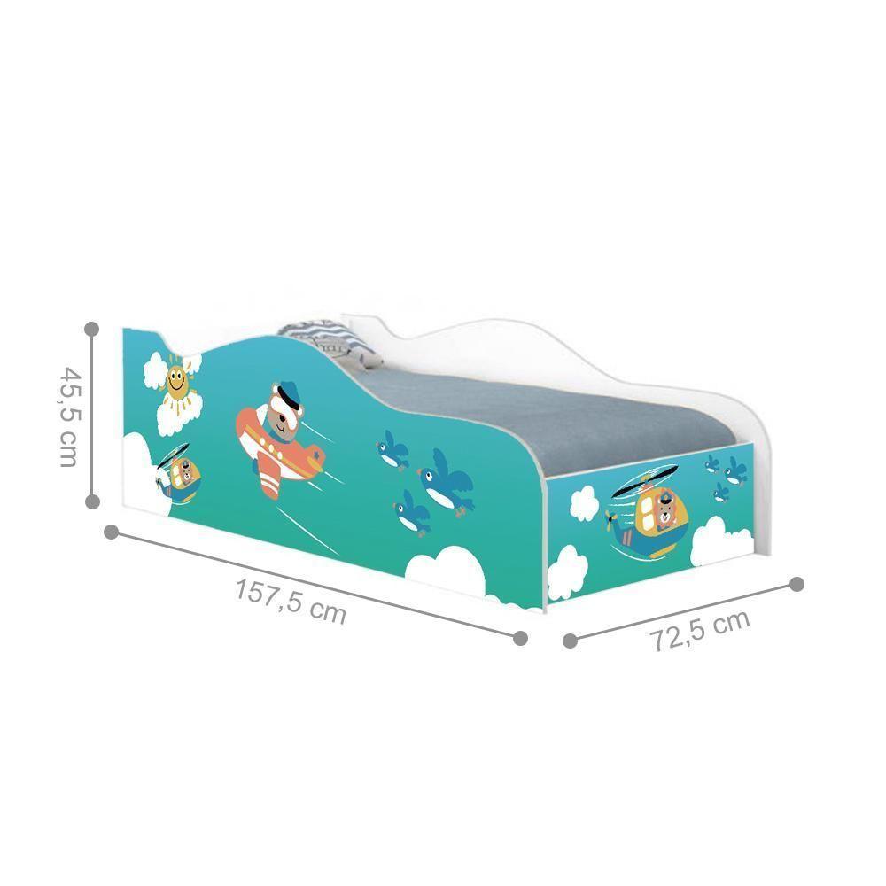 Mini Cama Like Bichinhos Voadores Infantil Com Colchão - 2