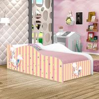 Mini Cama Like Unicórnio No Céu Infantil Com Colchão - 1