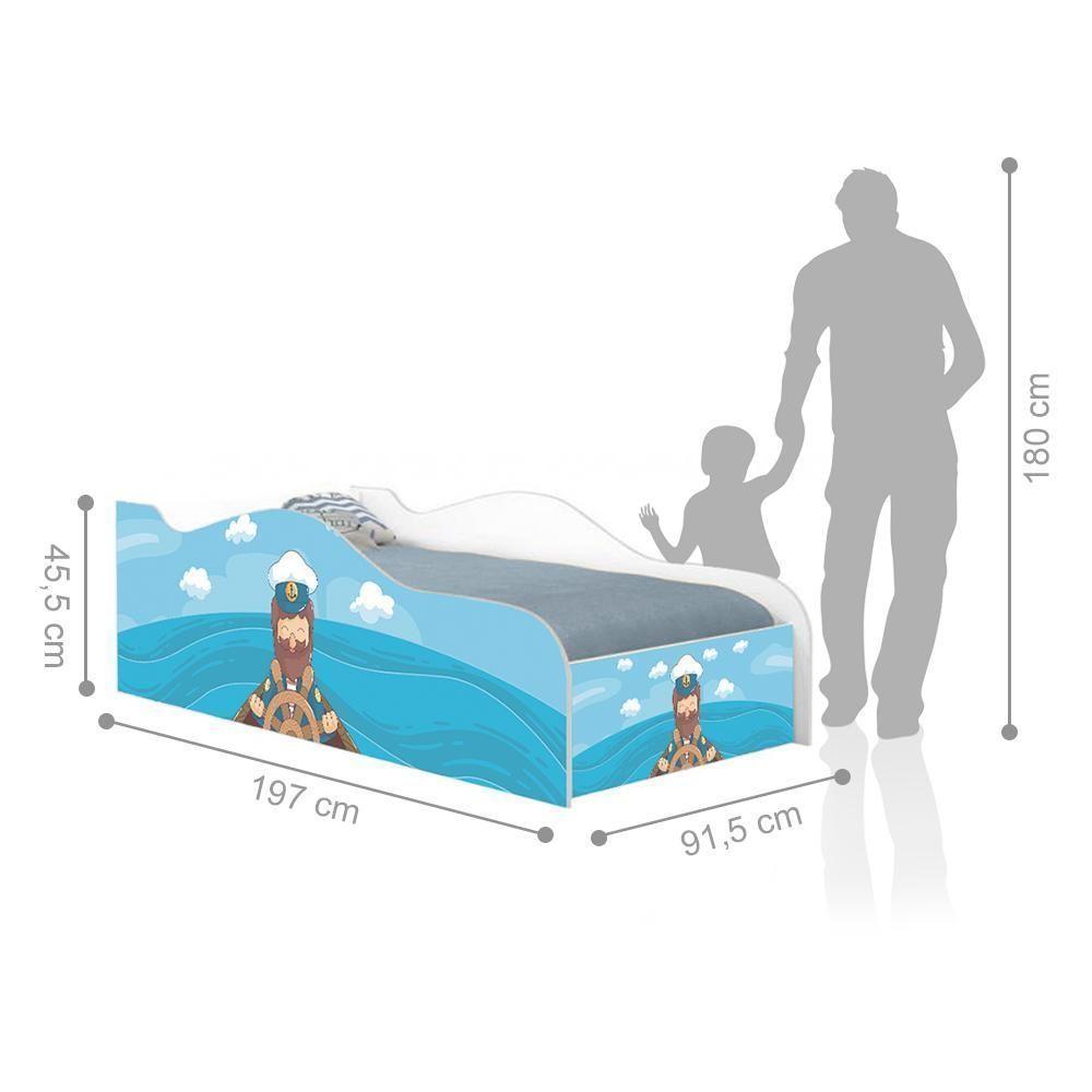 Cama Like Marinheiro Solteiro Com Colchão - 3