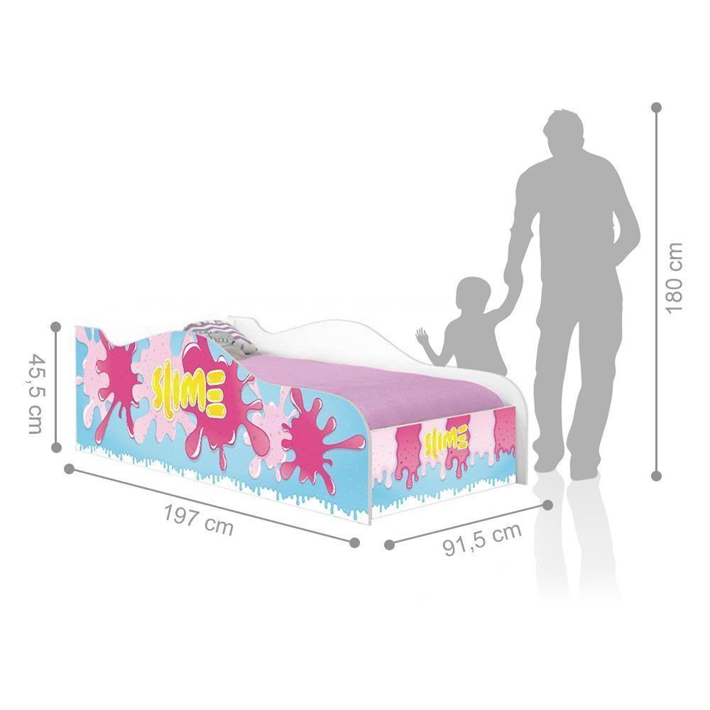 Cama Like Massinha Meninas Solteiro Com Colchão - 5