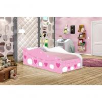 Mini Cama Like Rosa Menina Infantil Com Colchão - 2