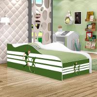 Mini Cama Like Atacante Futebol Infantil Com Colchão - 1