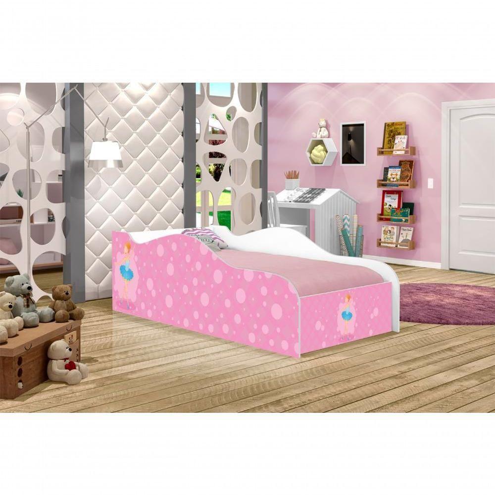 Mini Cama Fun Bailarina Infantil Com Colchão - 2