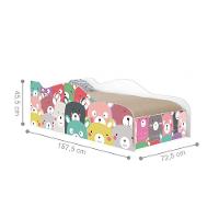 Mini Cama Like Aquarela Dos Ursinhos Infantil Com Colchão - 5