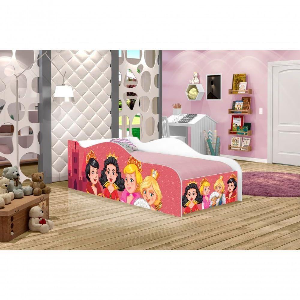 Cama Fun Princesas Medievais Solteiro Com Colchão - 4
