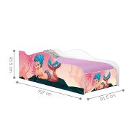 Cama Fun Sereia Nas Pedras Solteiro Com Colchão - 2