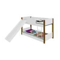 Beliche Infantil Com Escorregador Branca E Amêndoa Branco - 3