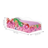 Cama Fun Sereia E Corais Solteiro - 3